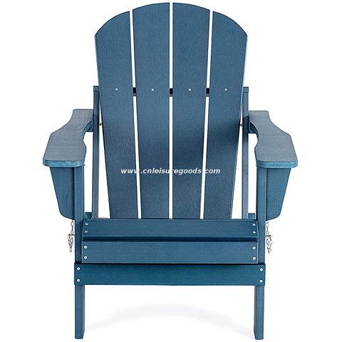 Uplion Wholesale Plastic Wood Waterproof Outdoor Garden Beach Classic Folding Patio Adirondack Chairs