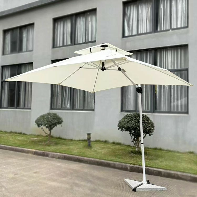 UPLION-double patio umbrellas