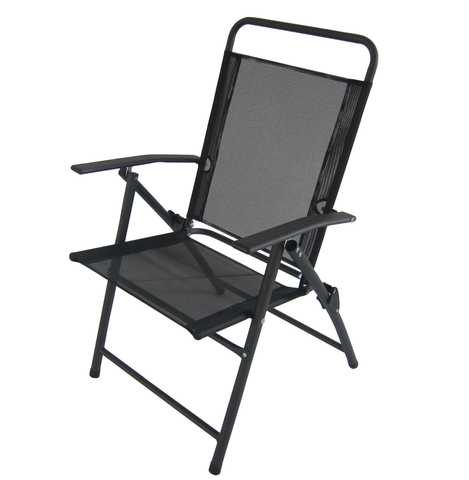 Uplion garden patio folding chair made of steel frame and teslin fabric for outdoor dining