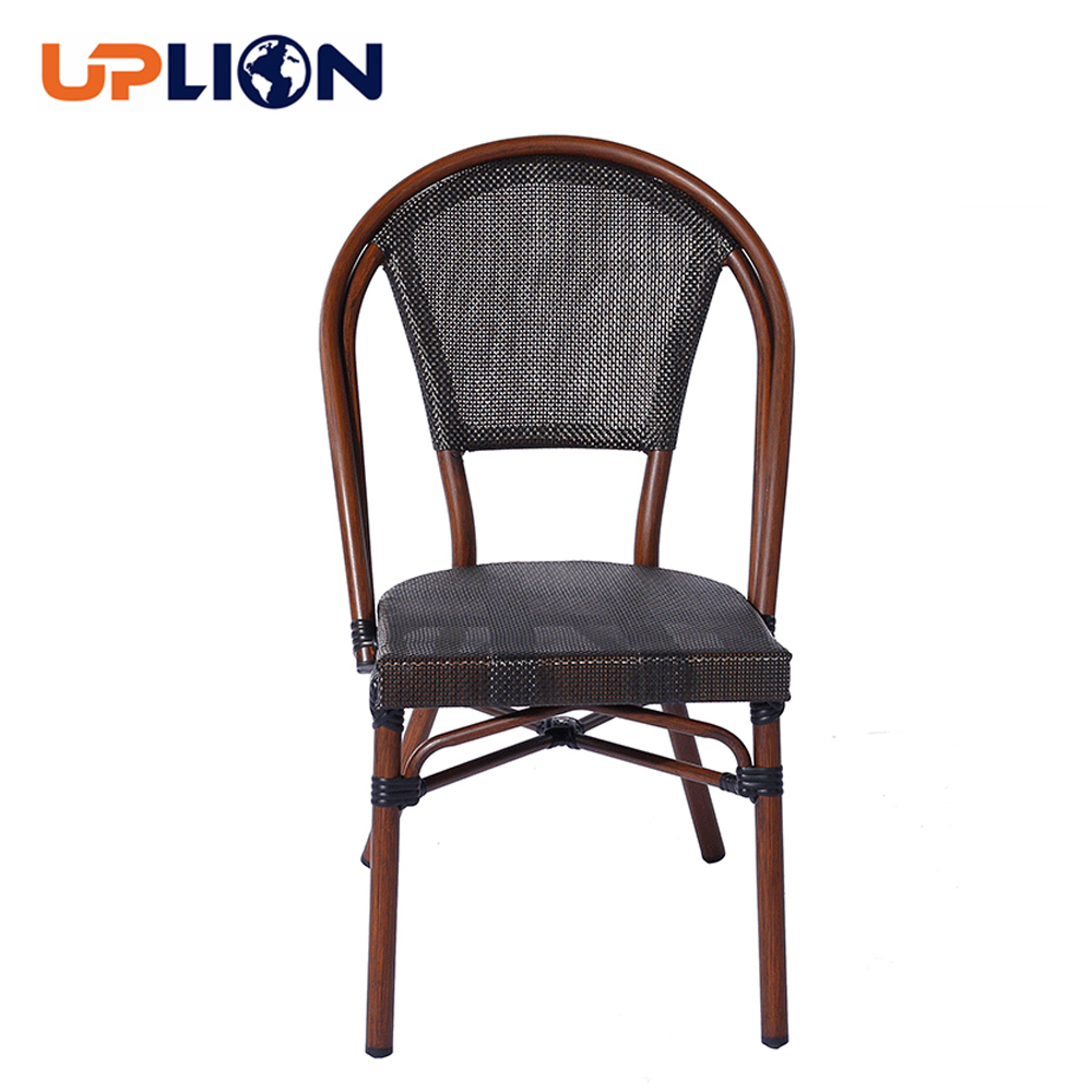 Uplion Outdoor Indoor furniture Leisure Bamboo Look French Bistro Restaurant Cafe Chair